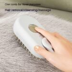 Cat Steam Brush – 3-in-1 Electric Steam Spray Grooming Brush for Cats & Dogs - Image 2